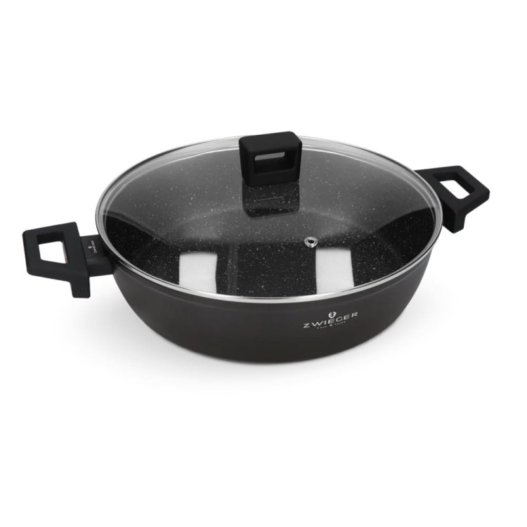 Zwieger Garnek płaski z pokrywką 28 cm Forte