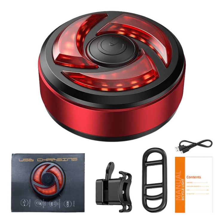 Tylna mocna lampka rowerowa Superfire BTL02, USB, 330mAh