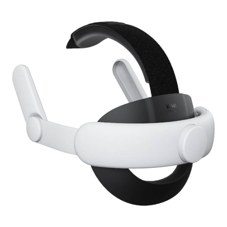 Pasek na głowę Kiwi Design Q31-2.1 do Meta Quest 2 biały