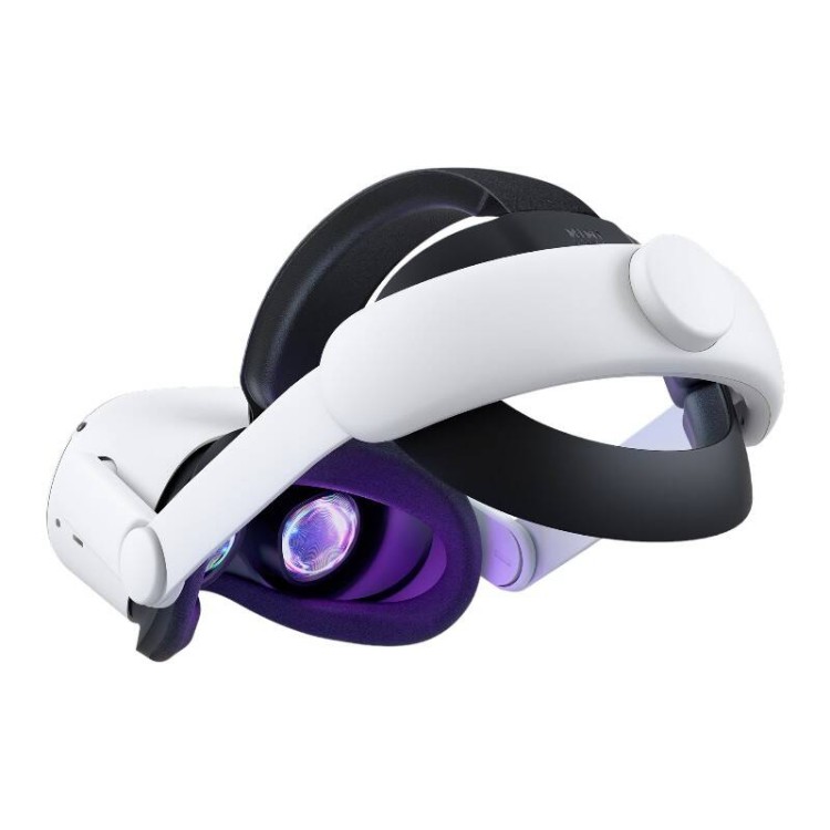 Pasek na głowę Kiwi Design Q31-2.1 do Meta Quest 2 biały