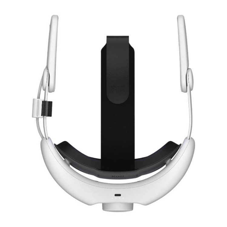 Pasek na głowę z baterią 6400mAh Kiwi Design Q31-2.2 do Meta Quest 2 biały
