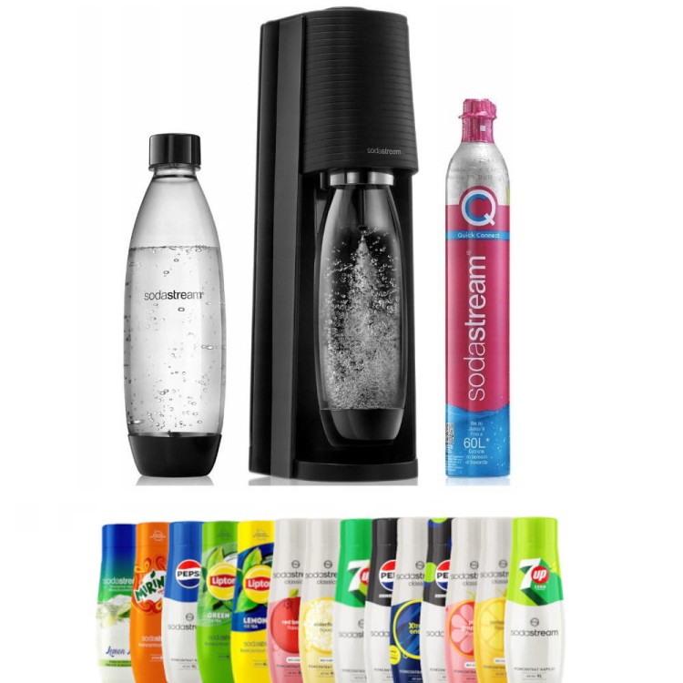 SodaStream Terra black + 1 koncentrat