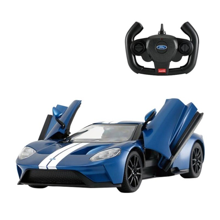 Samochód zdalnie sterowany RASTAR R/C 1:14 Ford GT niebieski