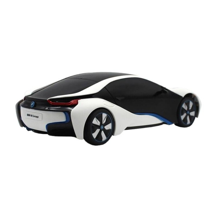 Samochód zdalnie sterowany RASTAR R/C 1:24 BMW i8- wrażliwy na promieniowanie UV biało-żółty