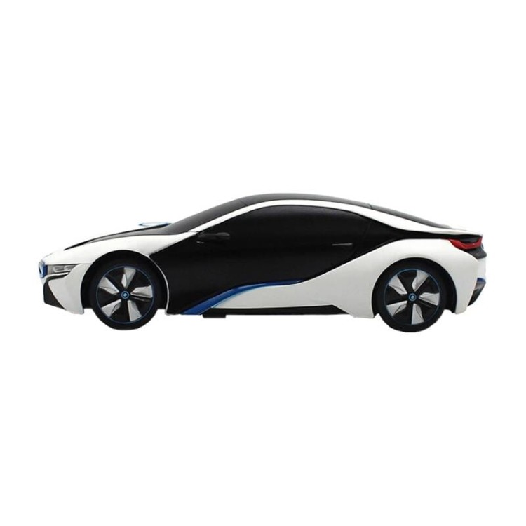 Samochód zdalnie sterowany RASTAR R/C 1:24 BMW i8- wrażliwy na promieniowanie UV biało-żółty