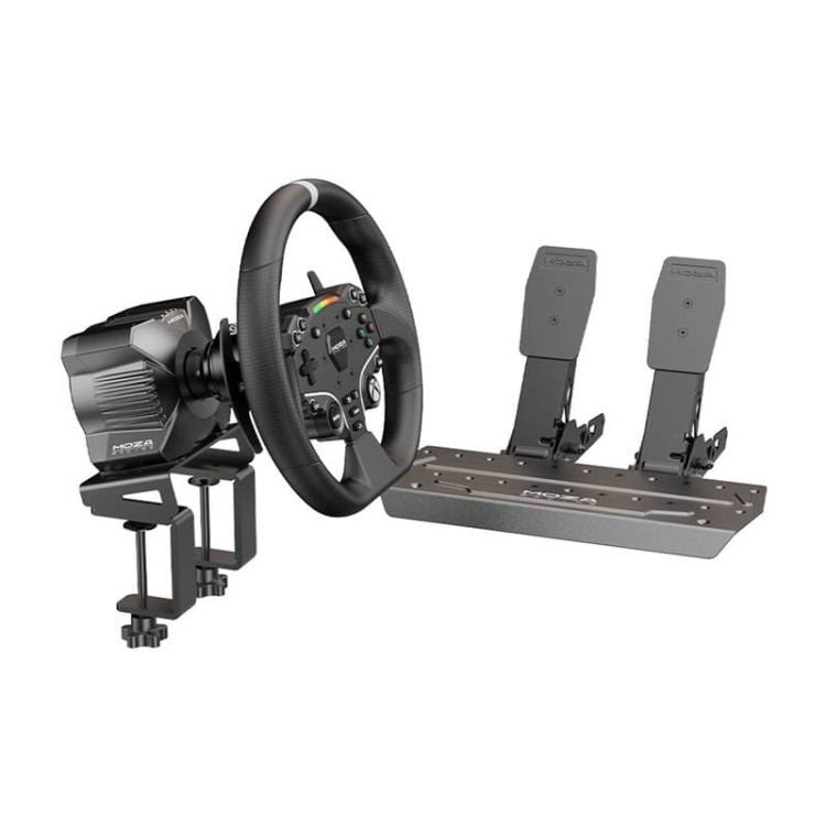 Zestaw gamingowy - baza R3 + kierownica ES + pedały SRP-Lite + zaciski Moza Racing R3 RS053 (X-BOX, PC)