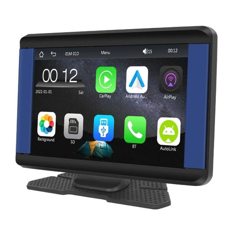 Monitor samochodowy 7.0" Podofo A3431 Carplay&Android Auto