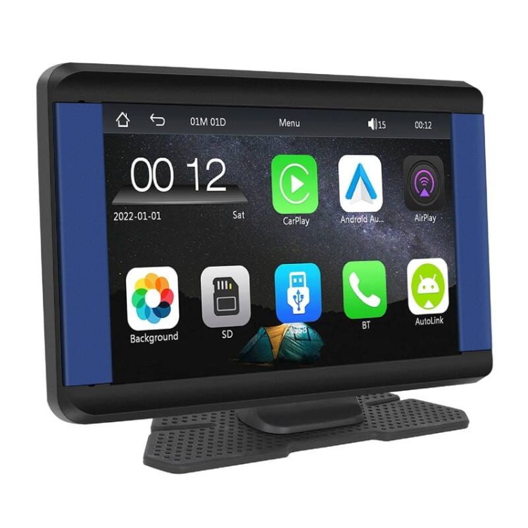 Monitor samochodowy 7.0" Podofo A3431 Carplay&Android Auto