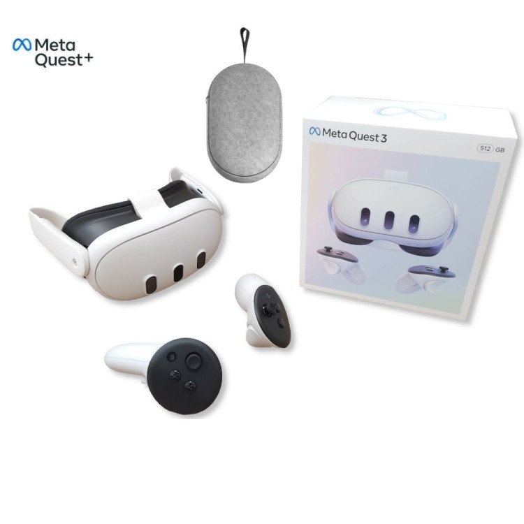 Gogle VR Meta Quest 3 512GB + Etui Oculus Meta Carrying Case