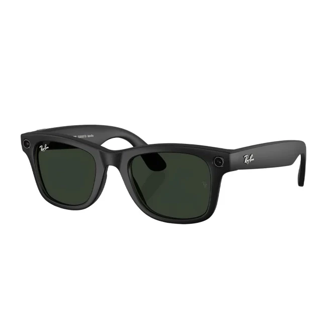 Meta Ray-Ban Wayfarer Large Glasses Green Transitions