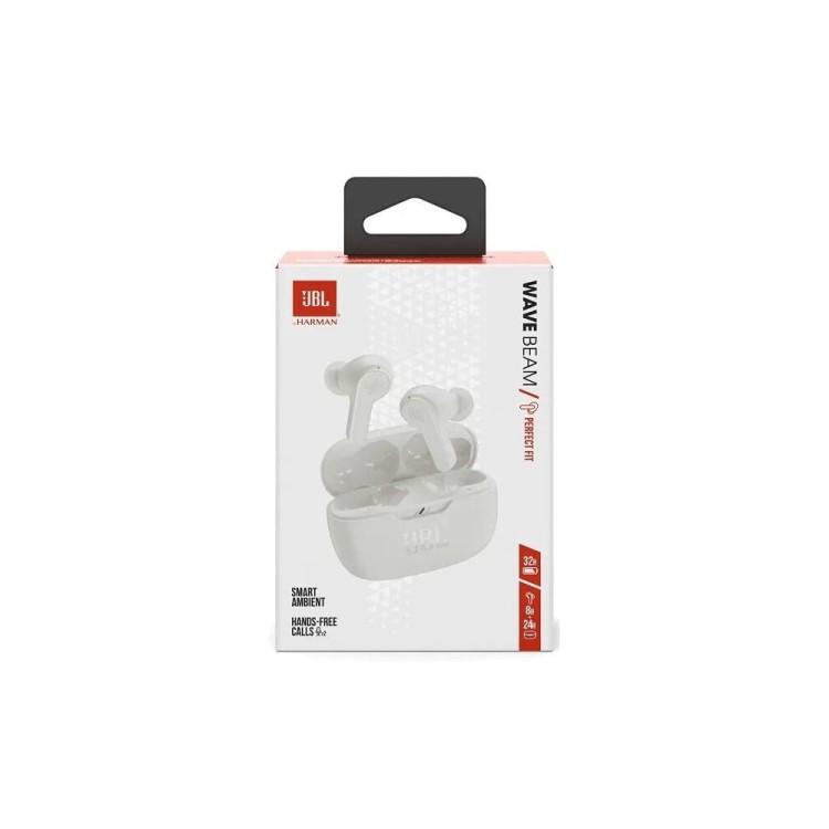 Słuchawki dokanałowe JBL Wave Beam biały