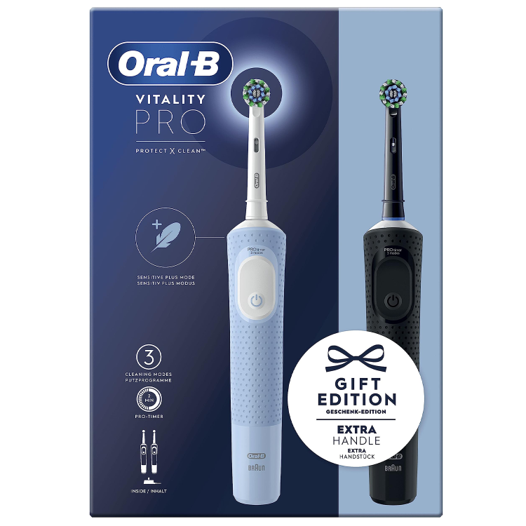 Szczoteczka elektryczna Oral-B Vitality Pro D103 Duo Black Blue