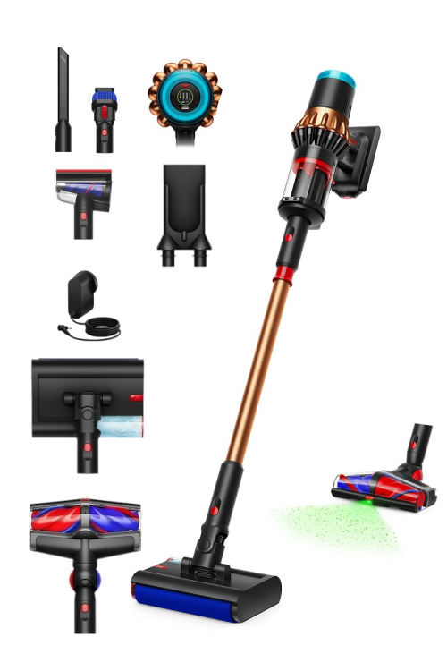 Odkurzacz bezprzewodowy Dyson V16 Piston Animal Submarine Stalowo-pomarańczowy