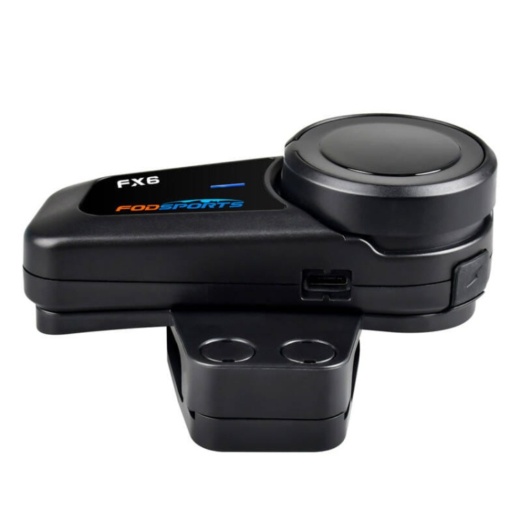 Interkom motocyklowy Fodsports FX6 dwupak czarny