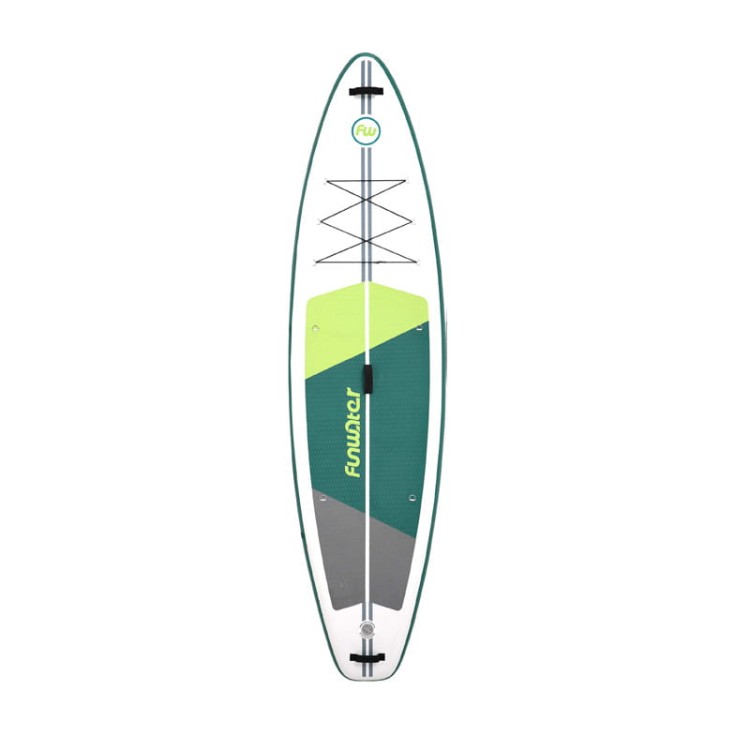 Deska do pływania SUP FunWater SUPFW69A zielono-biała