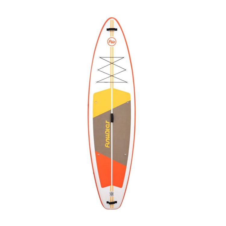 Deska do pływania SUP FunWater SUPFW69B pomarańczowo-biała