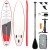 Deska do pływania SUP FunWater SUPFW69C czerwono-biała