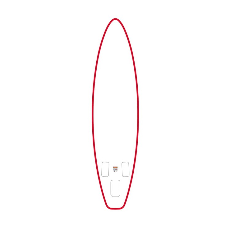 Deska do pływania SUP FunWater SUPFW69C czerwono-biała