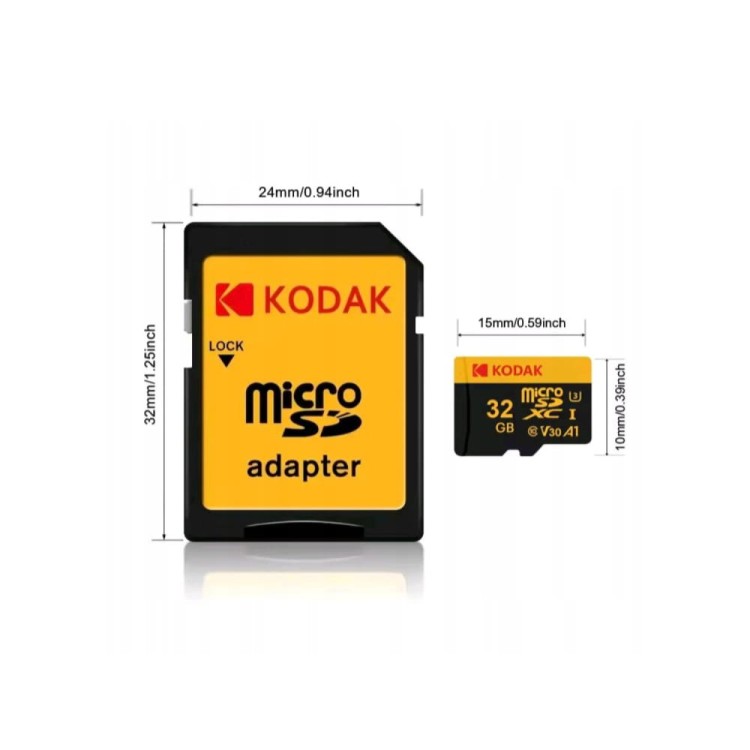 karta pamięci microSDXC Kodak 64 GB A1 V30 C10 U3