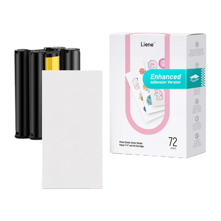 Papier do drukarki Liene PixCut 4x7", 72szt