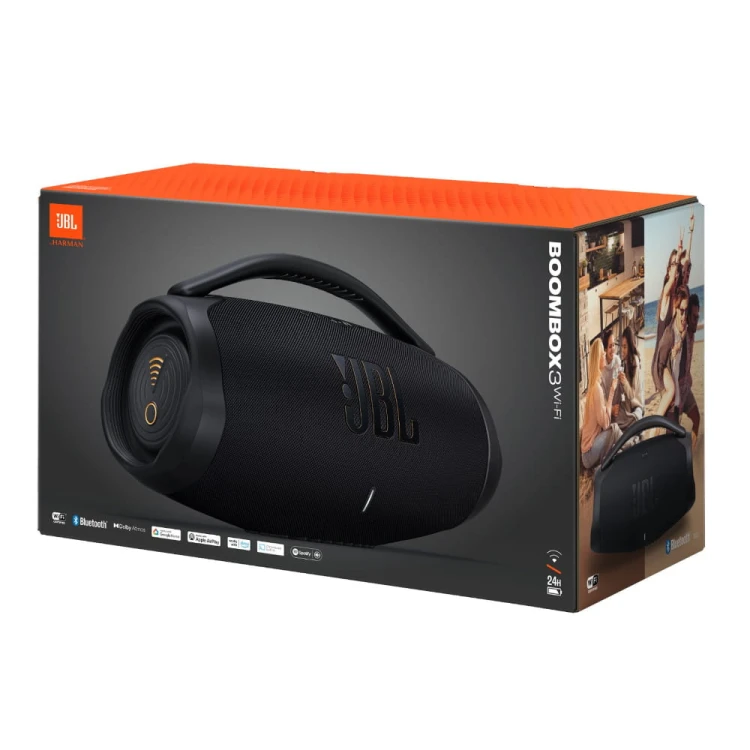 Głośnik mobilny JBL Boombox 3 WiFi czarny