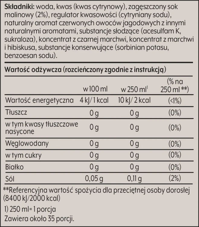 Koncentrat SodaStream Red Berries Zero 440 ml