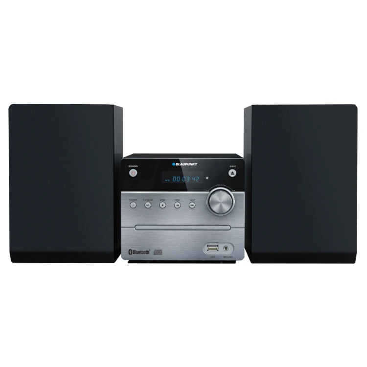 Mikrowieża z Bluetooth oraz odtwarzaczem CD i USB Blaupunkt MS12BT