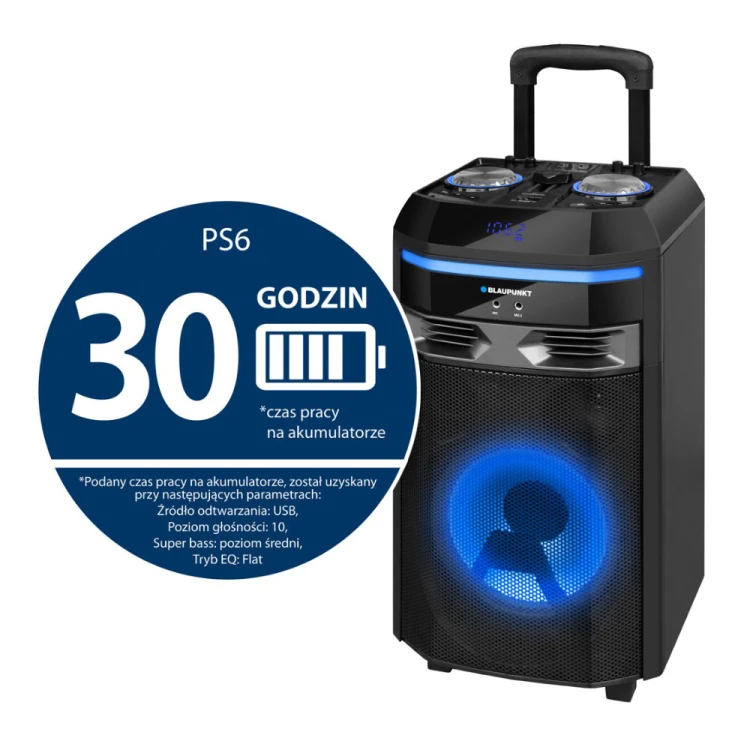 System audio głośnik z Bluetooth i funkcją karaoke Blaupunkt PS6