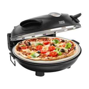 Piec do pizzy Teesa Supreme+ 1200W 400°C czarny
