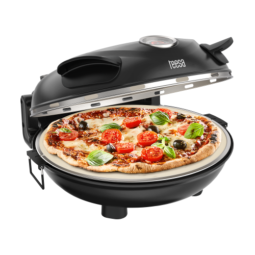Piec do pizzy Teesa Supreme+ 1200W 400°C czarny