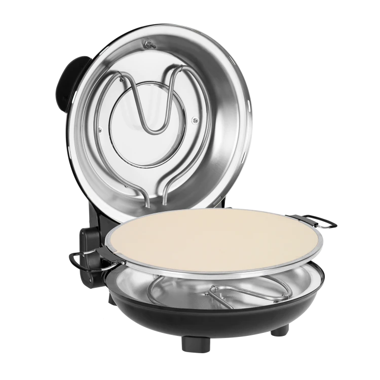 Piec do pizzy Teesa Supreme+ 1200W 400°C czarny