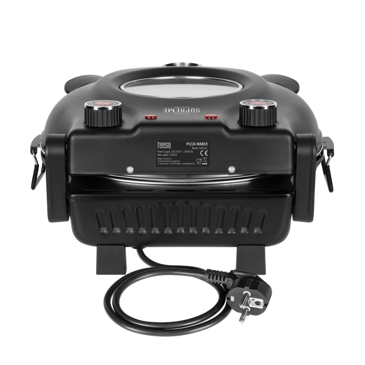 Piec do pizzy Teesa Supreme+ 1200W 400°C czarny