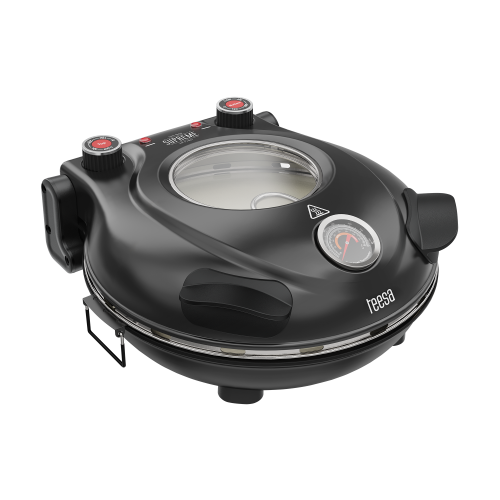 Piec do pizzy Teesa Supreme+ 1200W 400°C czarny
