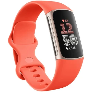 Smartwatch Fitbit Charge 6 Champagne Gold Coral
