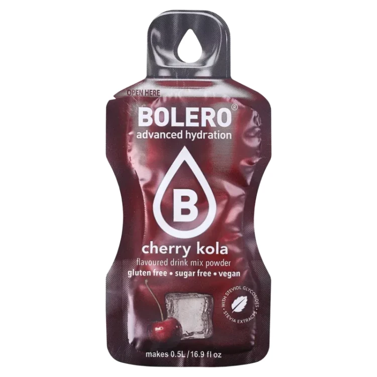Napój w proszku Bolero Sticks Cherry Kola ze stewią 3 g
