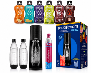 SodaStream Terra 2 butelki black + Bolero