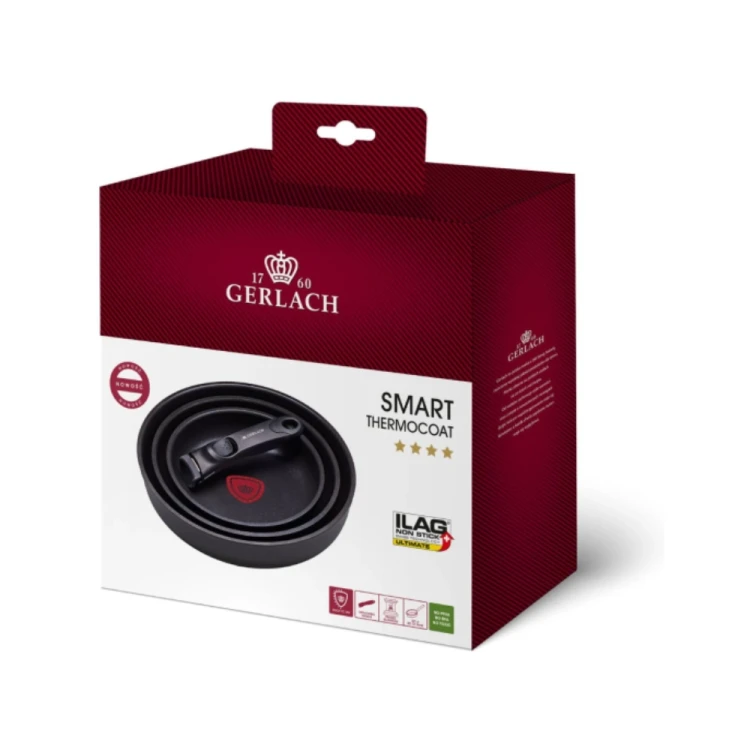 Zestaw patelni Gerlach Smart ThermoCoat 20,24,28cm