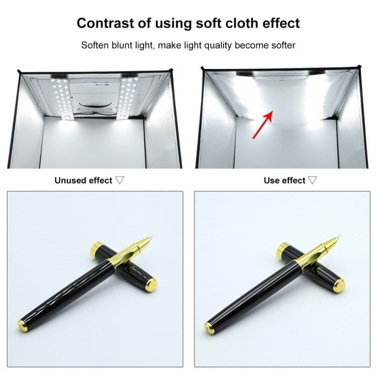 namiot bezcieniowy Puluz PU5040 40cm LED 4400 lumenów