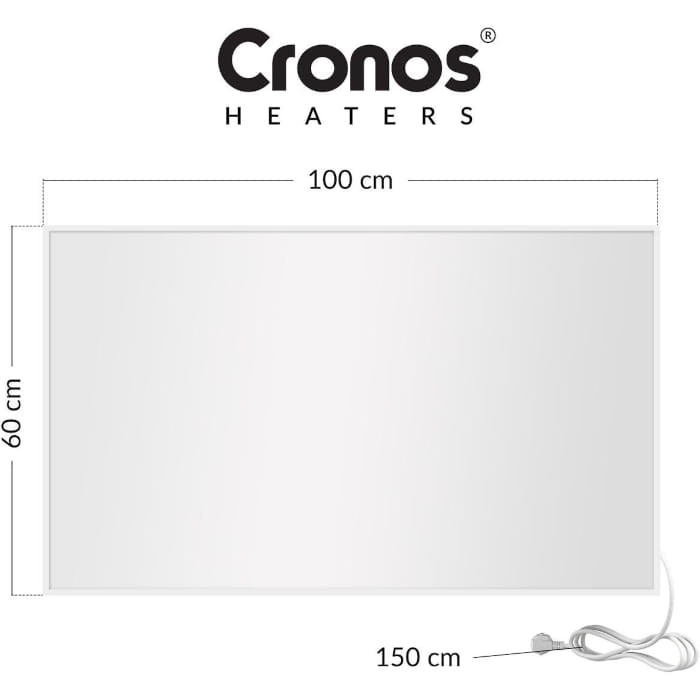 grzejnik IR Cronos Carbon P800 biały