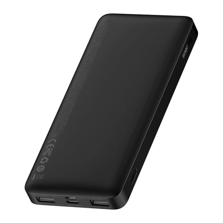Powerbank Baseus Bipow 10000mAh 2xUSB  USB-C 15W (czarny)