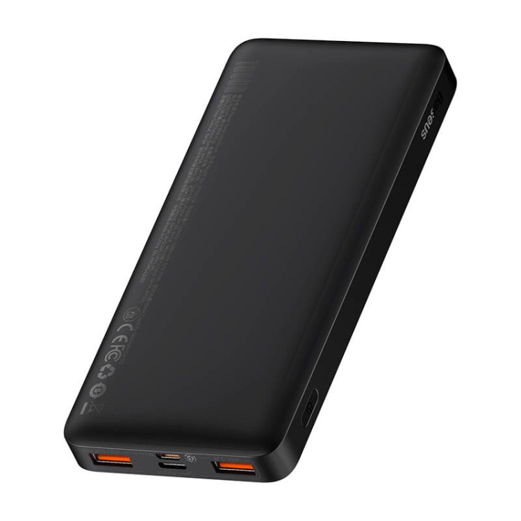 Baseus Bipow 10000mAh 2xUSB-A USB-C 20W czarny
