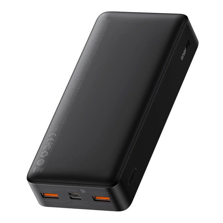 Baseus Bipow 20000mAh 2xUSB-A USB-C 20W czarny