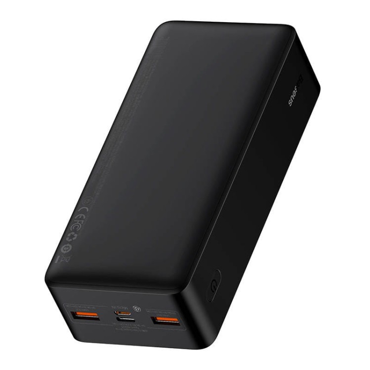 Baseus Bipow 30000mAh 2xUSB-A USB-C 20W czarny