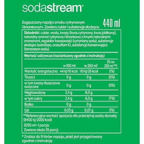 koncentrat SodaStream 7UP 440 ml