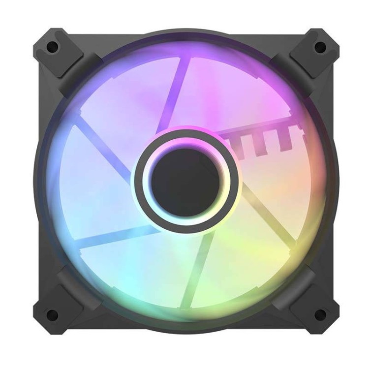 Zestaw wentylatorów ARGB do komputera Darkflash INF8 3w1 120x120 czarne