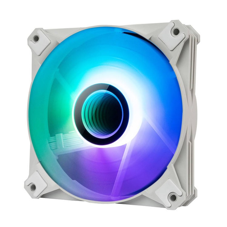 Zestaw wentylatorów ARGB do komputera Darkflash INF8 3w1 120x120 białe