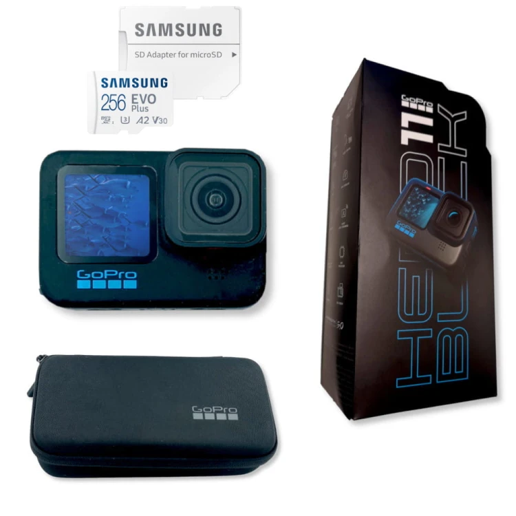 GoPro HERO 11 Black + Samsung EVO PLUS microSDXC 256GB UHS-I U3