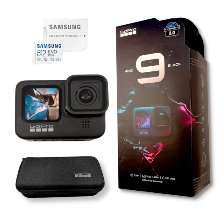 GoPro HERO 9 Black + Samsung EVO PLUS microSDXC 512GB UHS-I U3