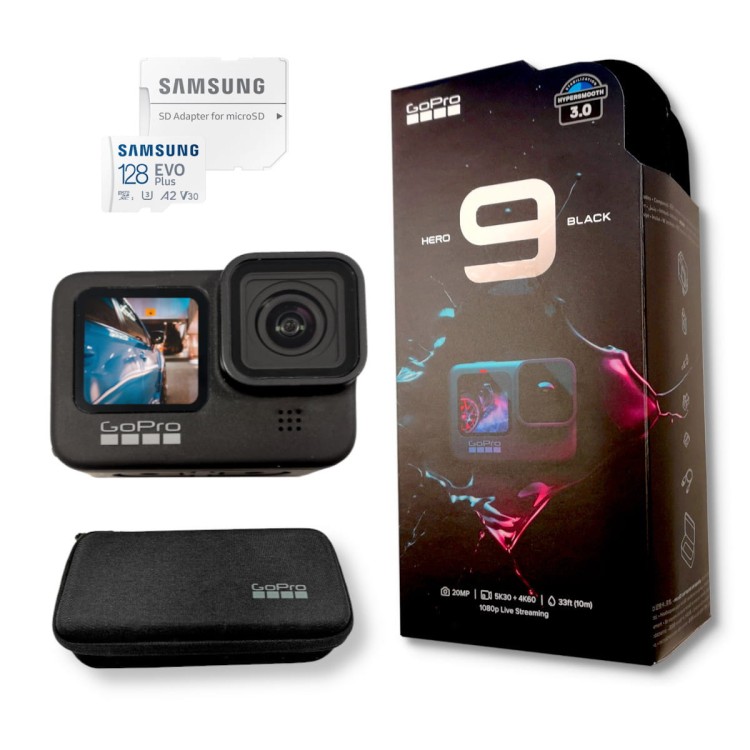GoPro HERO 9 Black + Samsung EVO PLUS microSDXC 128GB UHS-I U3