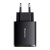 Ładowarka sieciowa Baseus Compact Quick Charger 2xUSB-A USB-C PD 3A 30W czarna
